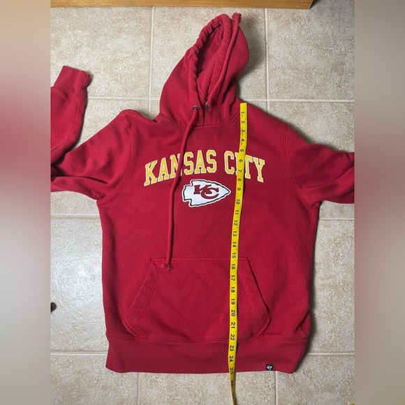 47 Chiefs Kansas City Red Hoodie  Size Small - Picture 6 of 7